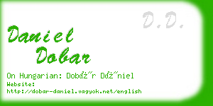 daniel dobar business card